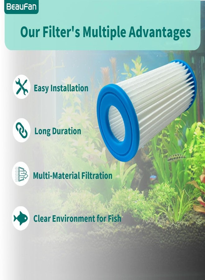 Beaufan 4 Pack Micron Cartridge Compatible with Marineland Magnum ML90770 Canister Filters & Polishing Internal Canister Filter ML90770, Compare to Part# PA0140 - Image 3
